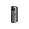 Guess GUHMP15XP4RPSW iPhone 15 Pro Max készülékhez keménytok 4G Printed Stripes MagSafe barna