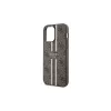 Guess GUHMP15XP4RPSW iPhone 15 Pro Max készülékhez keménytok 4G Printed Stripes MagSafe barna