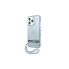 Guess GUHCP13LHTSGSB keménytok iPhone 13 Pro és iPhone 13 6,1" készülékhez Translucent Stap, kék