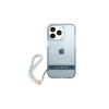 Guess GUHCP13LHTSGSB keménytok iPhone 13 Pro és iPhone 13 6,1" készülékhez Translucent Stap, kék