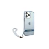 Guess GUHCP13LHTSGSB keménytok iPhone 13 Pro és iPhone 13 6,1" készülékhez Translucent Stap, kék