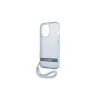 Guess GUHCP13LHTSGSB keménytok iPhone 13 Pro és iPhone 13 6,1" készülékhez Translucent Stap, kék