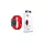 3MK szilikon óraszíj Apple Watch 38/40/41mm készülékhez, piros