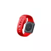 3MK szilikon óraszíj Apple Watch 38/40/41mm készülékhez, piros
