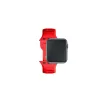 3MK szilikon óraszíj Apple Watch 38/40/41mm készülékhez, piros