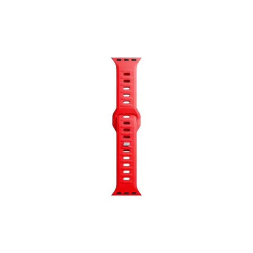 3MK szilikon óracsíj Apple Watch 42/44/45/49mm készülékhez piros