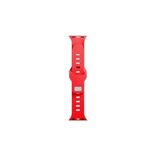 3MK szilikon óracsíj Apple Watch 42/44/45/49mm készülékhez piros