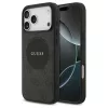 Guess 4G Circle Classic Logo MagSafe tok iPhone 17 Pro Max készülékhez fekete