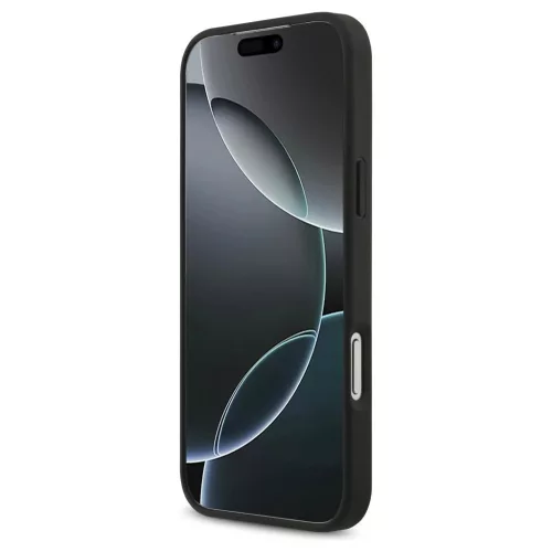 Guess 4G Circle Classic Logo MagSafe tok iPhone 17 Pro Max készülékhez fekete