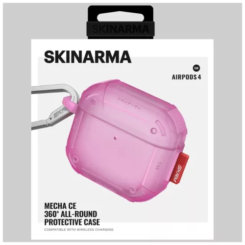 Skinarma Mecha CE AirPods 4 készülékhez tok fucsia