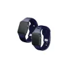 3MK szilikon óraszíj Apple Watch 38/40/41mm készülékhez óceánkék