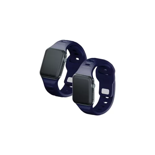 3MK szilikon óraszíj Apple Watch 38/40/41mm készülékhez óceánkék