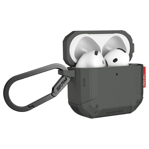 Skinarma Mecha CE AirPods 4 készülékhez tok olív