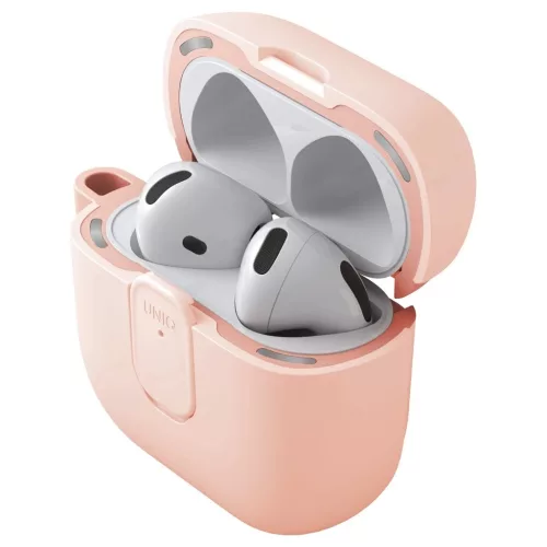 UNIQ Clyde AirPods 4 készülékhez Lock tok rózsaszín