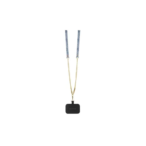Guess GUHCP14LP4TDSCPB iPhone 14 Pro 6.1 készülékhez kemény tok Crossbody 4G Metal Logo kék