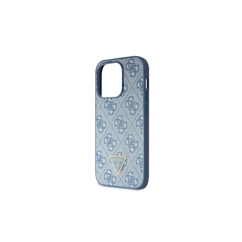 Guess GUHCP14LP4TDSCPB iPhone 14 Pro 6.1 készülékhez kemény tok Crossbody 4G Metal Logo kék