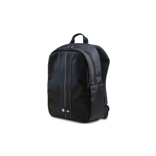 BMW BMBP15COMSCAKL 16" hátizsák Carbon Blue Stripes fekete