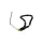 Guess pendant GUSTPEARK telefonpánt Heishi Beads fekete