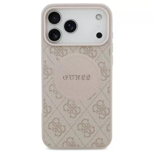 Tok Guess 4G Circle Classic Logo MagSafe iPhone 17 Pro Max készülékhez rózsaszín