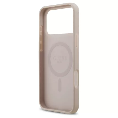 Tok Guess 4G Circle Classic Logo MagSafe iPhone 17 Pro Max készülékhez rózsaszín