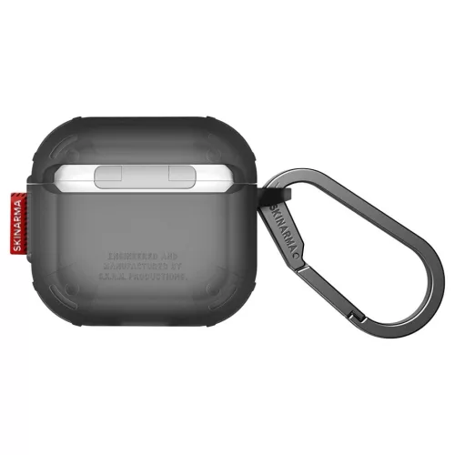Skinarma Mecha CE tok AirPods 4 készülékhez füst