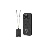 Guess GUHCP14LP4TDSCPK iPhone 14 Pro 6.1” készülékhez Crossbody 4G Metal Logo kemény tok fekete