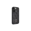 Guess GUHCP14LP4TDSCPK iPhone 14 Pro 6.1” készülékhez Crossbody 4G Metal Logo kemény tok fekete