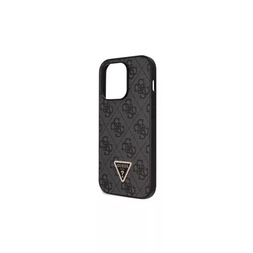 Guess GUHCP14LP4TDSCPK iPhone 14 Pro 6.1” készülékhez Crossbody 4G Metal Logo kemény tok fekete