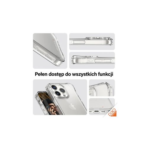 PanzerGlass Privacy Bundle 3in1 iPhone15 Pro Max készülékhez 6.7" D3O tok + kijelzővédő UWF+ Lens 1137+1175+P2812