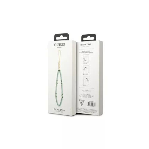 A fordított, SEO-barát terméknév:Guess telefonpánt GUSTPEARP Heishi Beads kék