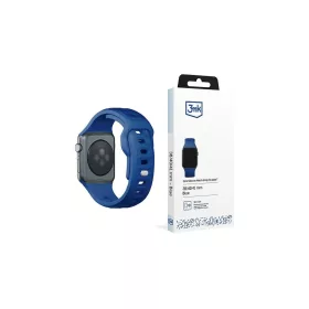   3MK szilikon óraszíj Apple Watch 38/40/41mm készülékhez kék