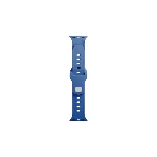 3MK szilikon óraszíj Apple Watch 38/40/41mm készülékhez kék