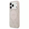 Guess 4G Circle Classic Logo MagSafe tok iPhone 17 Pro készülékhez rózsaszín