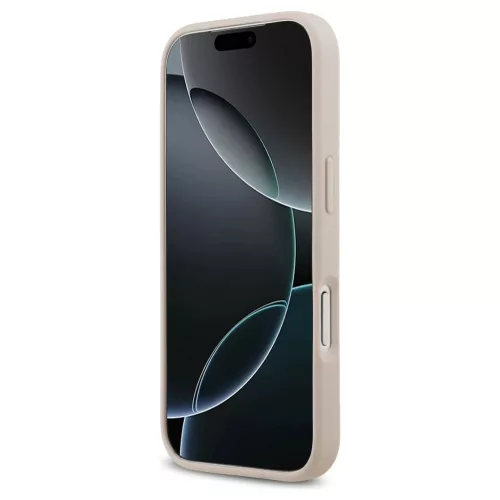 Guess 4G Circle Classic Logo MagSafe tok iPhone 17 Pro készülékhez rózsaszín