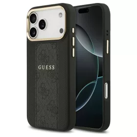   tok Guess 4G Stripe MagSafe iPhone 17 Pro Max készülékhez fekete