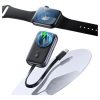 Induktív töltő Apple Watch készülékhez – Usams CD245 2-in-1, 1200mAh powerbank + USB-C kábel tarnish