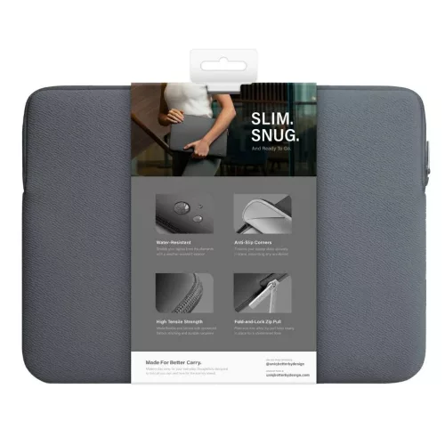 UNIQ bag Cyprus 16" laptop tok vízálló neopré onyx