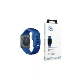   3MK szilikon óraszíj Apple Watch 42/44/45/49mm készülékhez kék
