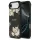 Guess Grained Flowers Classic Logo MagSafe tok iPhone Air készülékhez fekete
