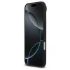 Guess Grained Flowers Classic Logo MagSafe tok iPhone Air készülékhez fekete