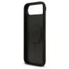 Guess Grained Flowers Classic Logo MagSafe tok iPhone Air készülékhez fekete