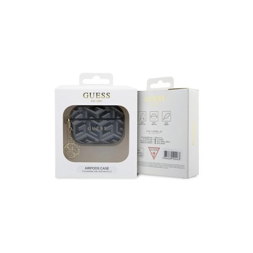 Guess GUAP2PGCE4CK AirPods Pro 2 (2022/2023) készülékhez tok fekete GCube Charm
