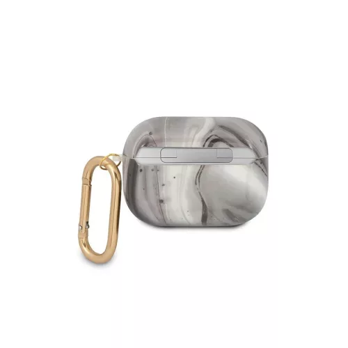 Guess GUAPUNMK AirPods Pro tok készülékhez Marble Collection fekete