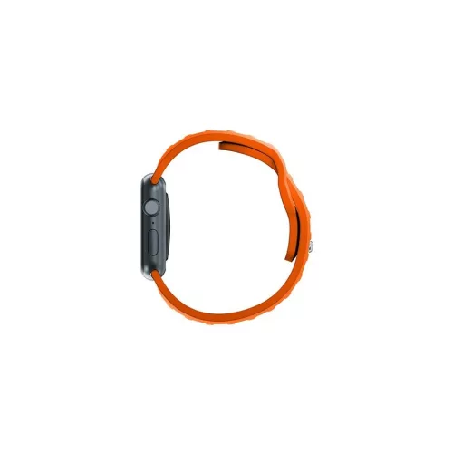 3MK szilikon óraszíj Apple Watch 38/40/41mm készülékhez narancssárga