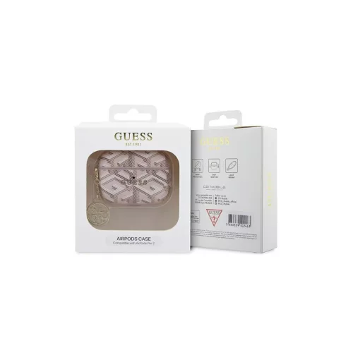 Guess GUAP2PGCE4CP AirPods Pro 2 (2022/2023) készülékhez tok rózsaszín GCube Charm