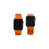 3MK szilikon óraszíj Apple Watch 42/44/45/49mm készülékhez narancssárga