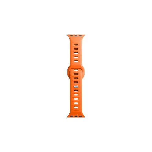 3MK szilikon óraszíj Apple Watch 42/44/45/49mm készülékhez narancssárga