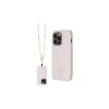 Guess iPhone 14 Pro 6.1" készülékhez keménytok Crossbody 4G Metal Logo rózsaszín