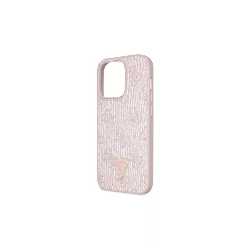 Guess iPhone 14 Pro 6.1" készülékhez keménytok Crossbody 4G Metal Logo rózsaszín