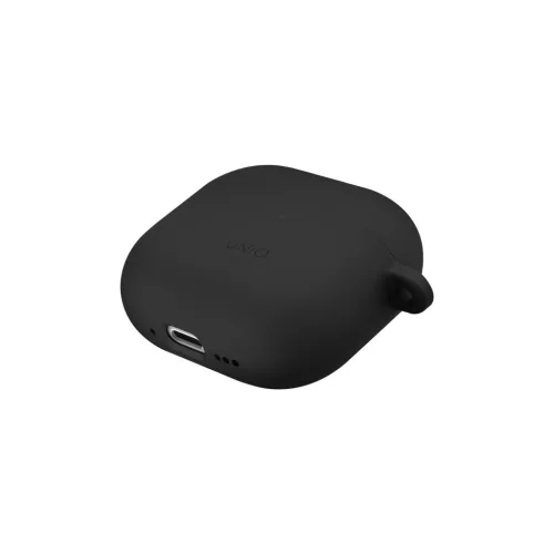 UNIQ tok Nexo AirPods 4 készülékhez + silikon fülhorgok fekete